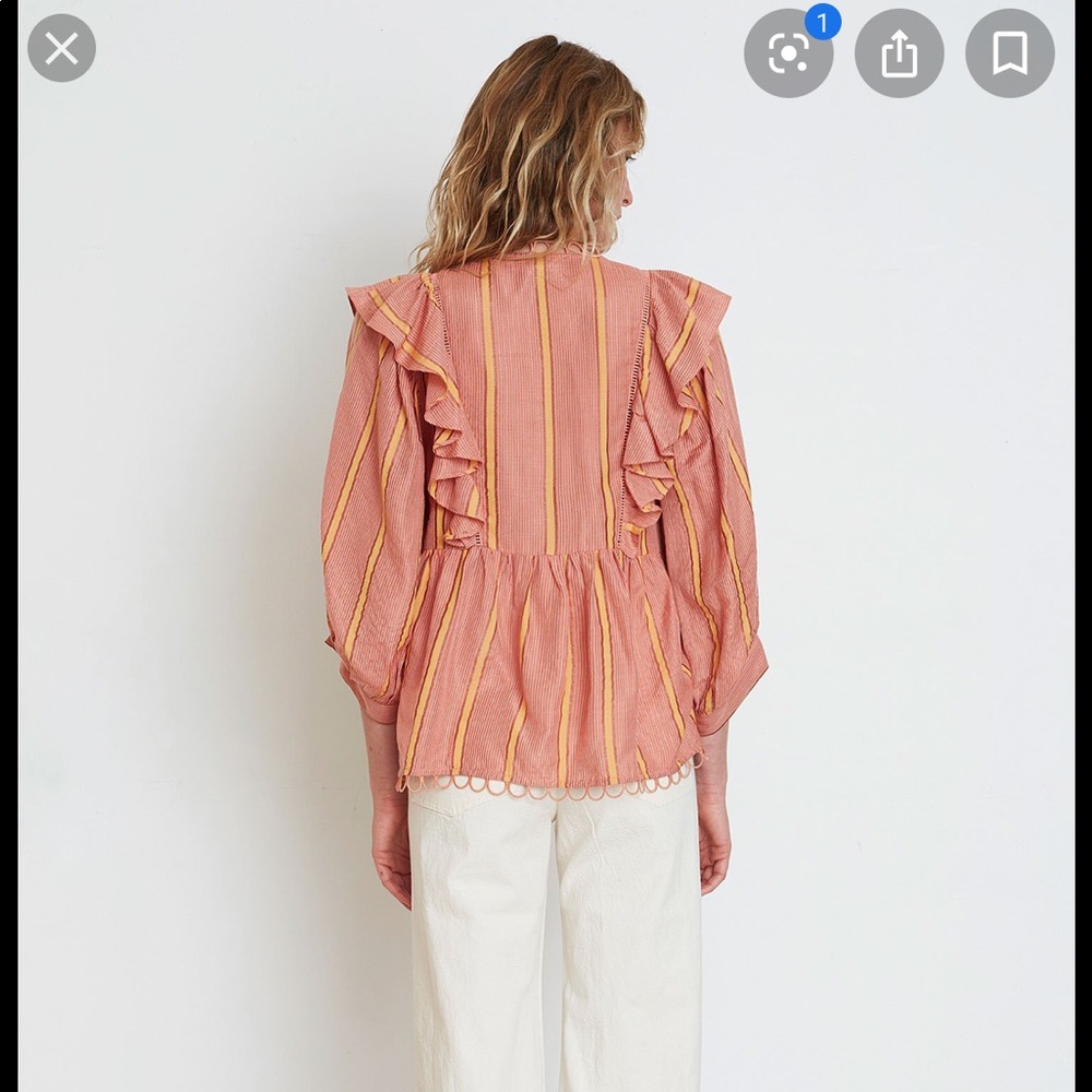 Apiece Apart ‘Likhi’ Cotton Blouse - Picture 2 of 6